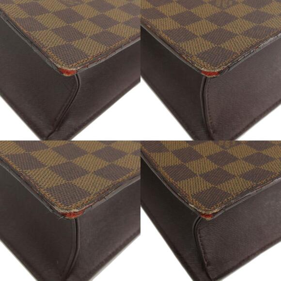 LOUIS VUITTON Authentic Brown Damier Canvas Tote Bag - Picture 10 of 11